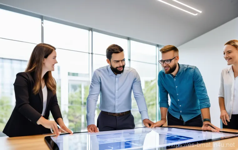 건축자재 마케팅과 브랜디드 콘텐츠 - **Prompt for "Beyond the Catalog: Creating Unforgettable Digital Experiences":**
    "A contemporary...